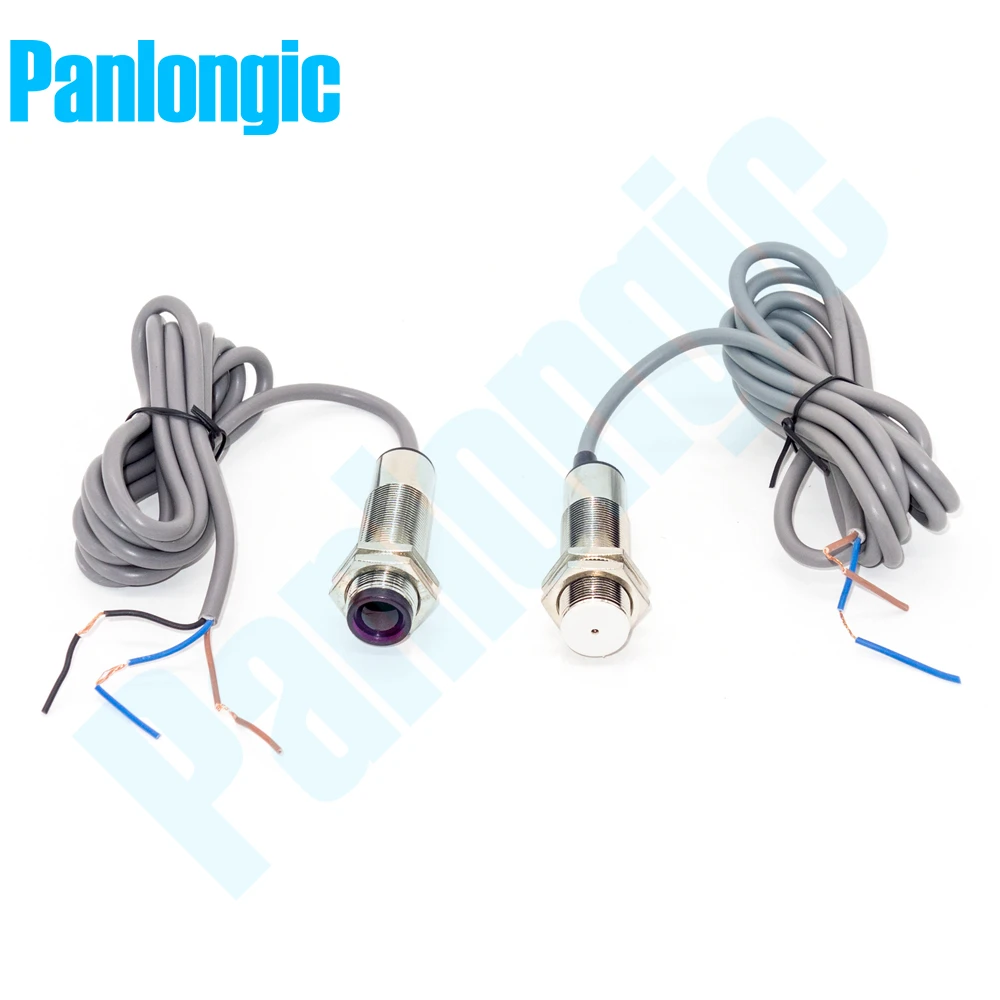 Фотоэлектрический цилиндрический усилитель M18 E3F18 10DP1 Laser Through Beam PNP NO Type DC 12 24V