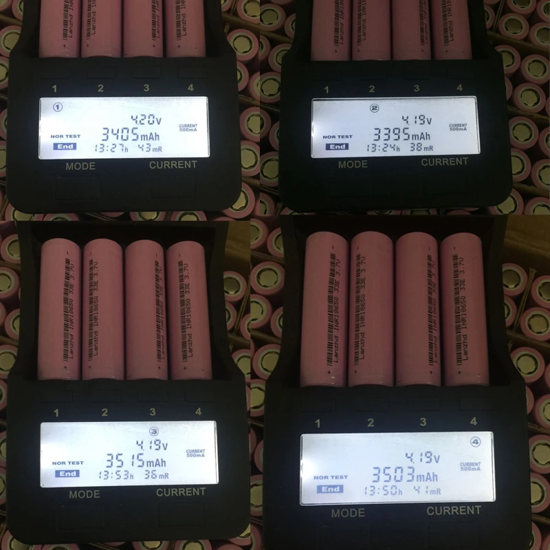 8 40 шт Новые 18650 аккумуляторные батареи для samsung батарея 3300mAh INR18650 30A литий ионный 3 7