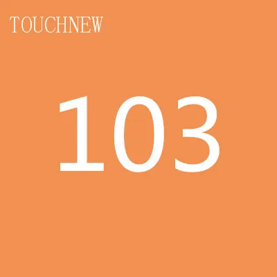TOUCHNEW на заказ, одноцветные эскизные маркеры на спиртовой основе, двойная головка, кисть, маркеры, ручка для рисования, манга, товары для рукоделия, маркеры - Цвет: 103