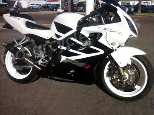 Обтекатели мотоциклов для Honda CBR 600 F4i 2001 2003 02 ABS пластиковые литьевые формы белый
