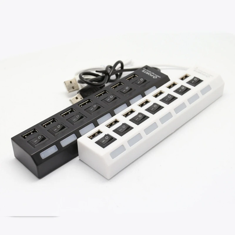 Usb адаптер с 7 портами 480 Мбит/с|7 port usb 2.0|7 usbusb 2.0 hub |