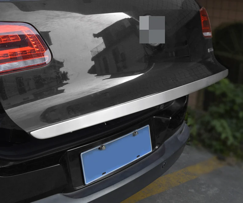 Для Volkswagen VW Tiguan 2010 2011 2012 2013 2014 2015 Стайлинг автомобиля нержавеющая сталь задний