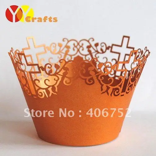 

Декоративная обертка для кексов с лазерной резкой