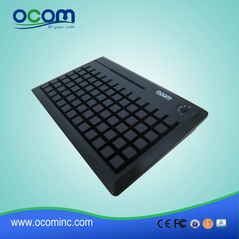 KB78 (PS2 + MSR): 78 Ключи программируемая клавиатура с 1/2/3 трека card reader|programmable keyboard|keyboard