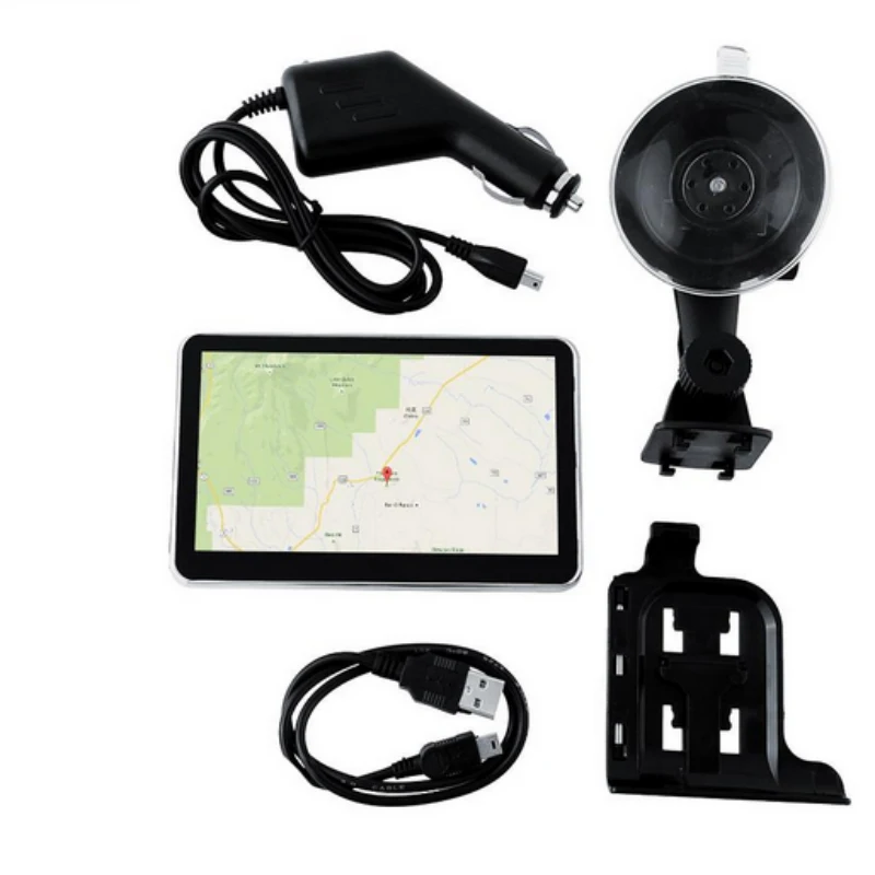 5 дюймов gps навигации автомобиля грузовик навигатор 128 м + 8 Гб МТК FM стерео система