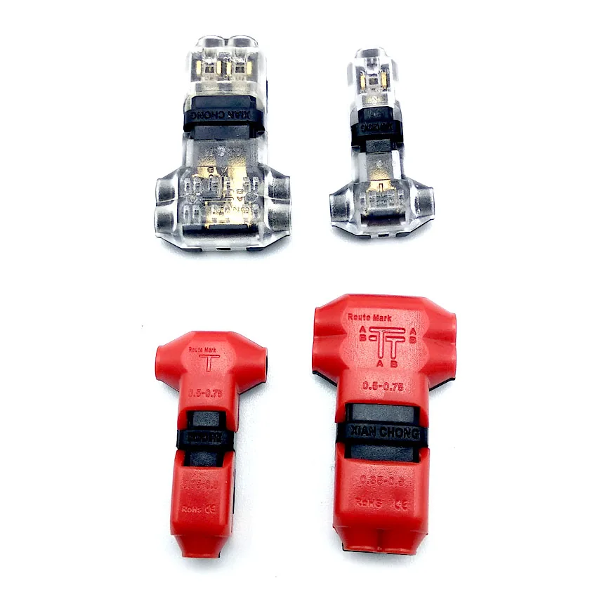 1 шт. Новый 1/T тип 1pin/2pin Scotch Lock быстроразъемные разъемы для проводов обжимные