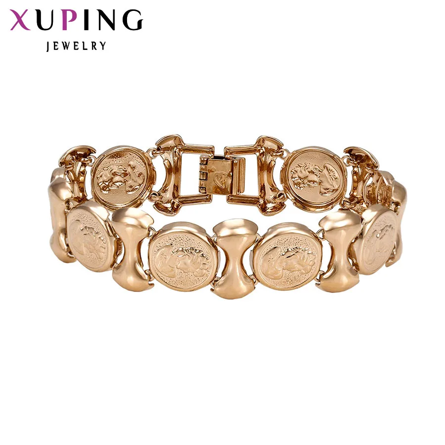 11 предложения Мода Xuping браслет Новогодний подарок специальный стиль Золотой