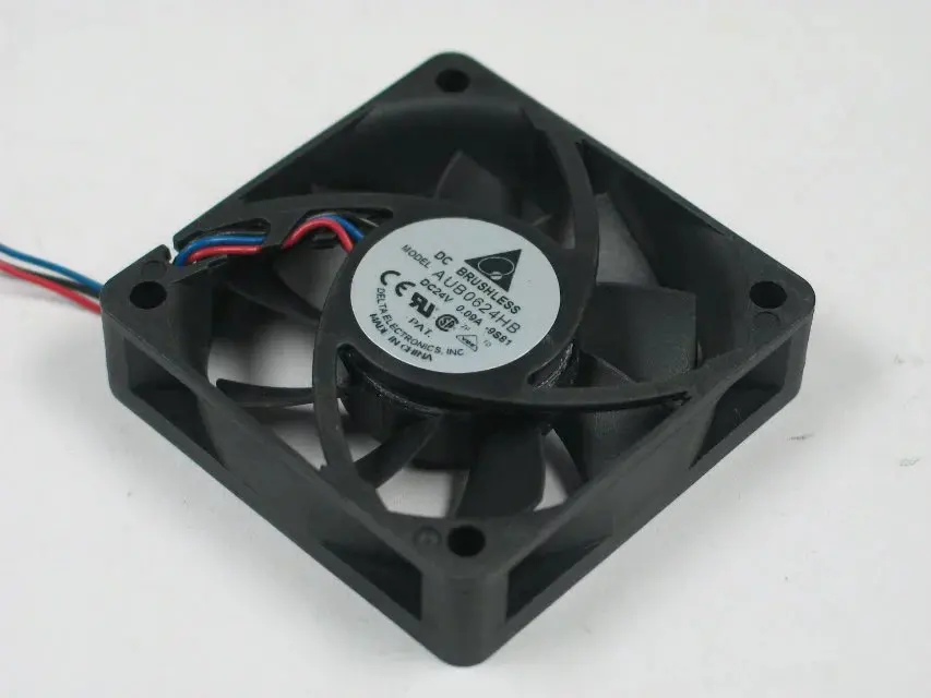 Вентилятор охлаждения сервера Delta Electronics AUB0624HB 9S81, постоянный ток 24 В, 0,09a 60x60x15 мм