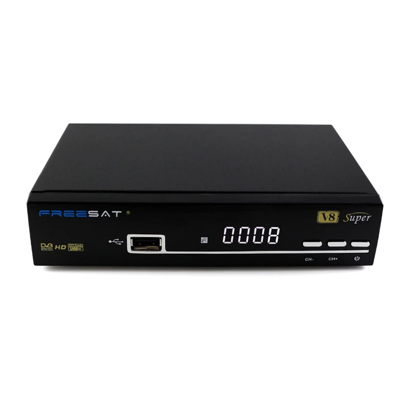 Freesat V8 Super BOX HD спутниковый ресивер DVB S2 тюнер freesat v8 Combo Поддержка USB Set top