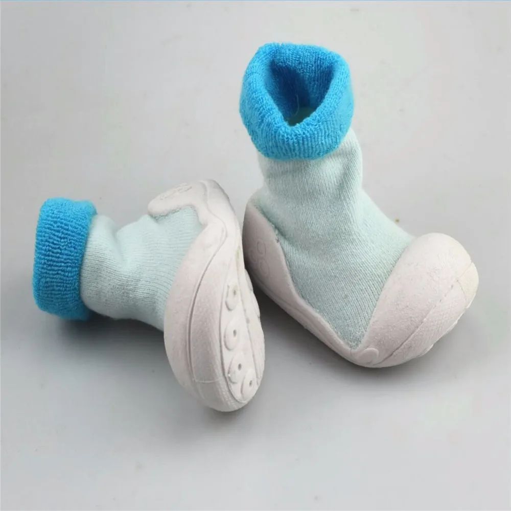 iEndyCn Children Girl Boy Baby Socks With Rubber Bottom Anti Skid Christmas Grips Newborn Infant 0-2 T Years | Детская одежда и