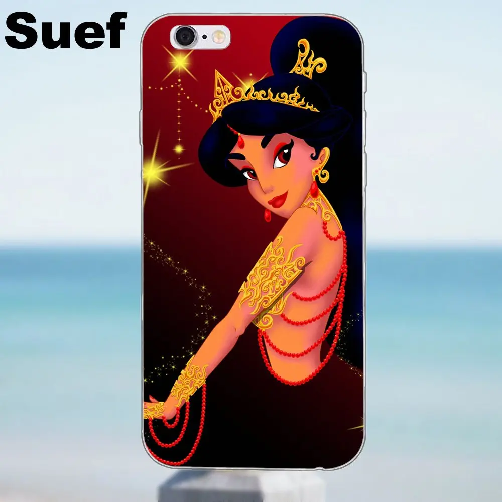 Suef панк жасминовая принцесса ТПУ оптовая продажа для iPhone X 4 4S 5 5S 5C SE 6 6S 7 8 Plus Galaxy A3 A5