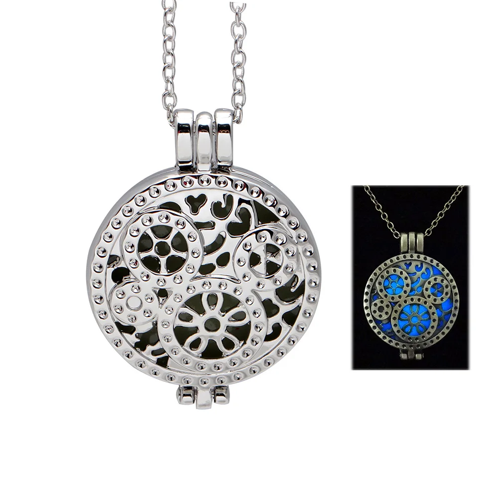 Светильник ящиеся Подвески с паром ожерелье подвеской оптовая продажа подарок