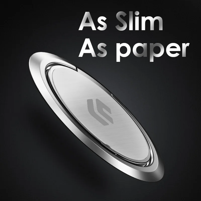 Держатель с двойным кольцом для iPhone Xs Max X Samsung S10 держатель телефона магнитный