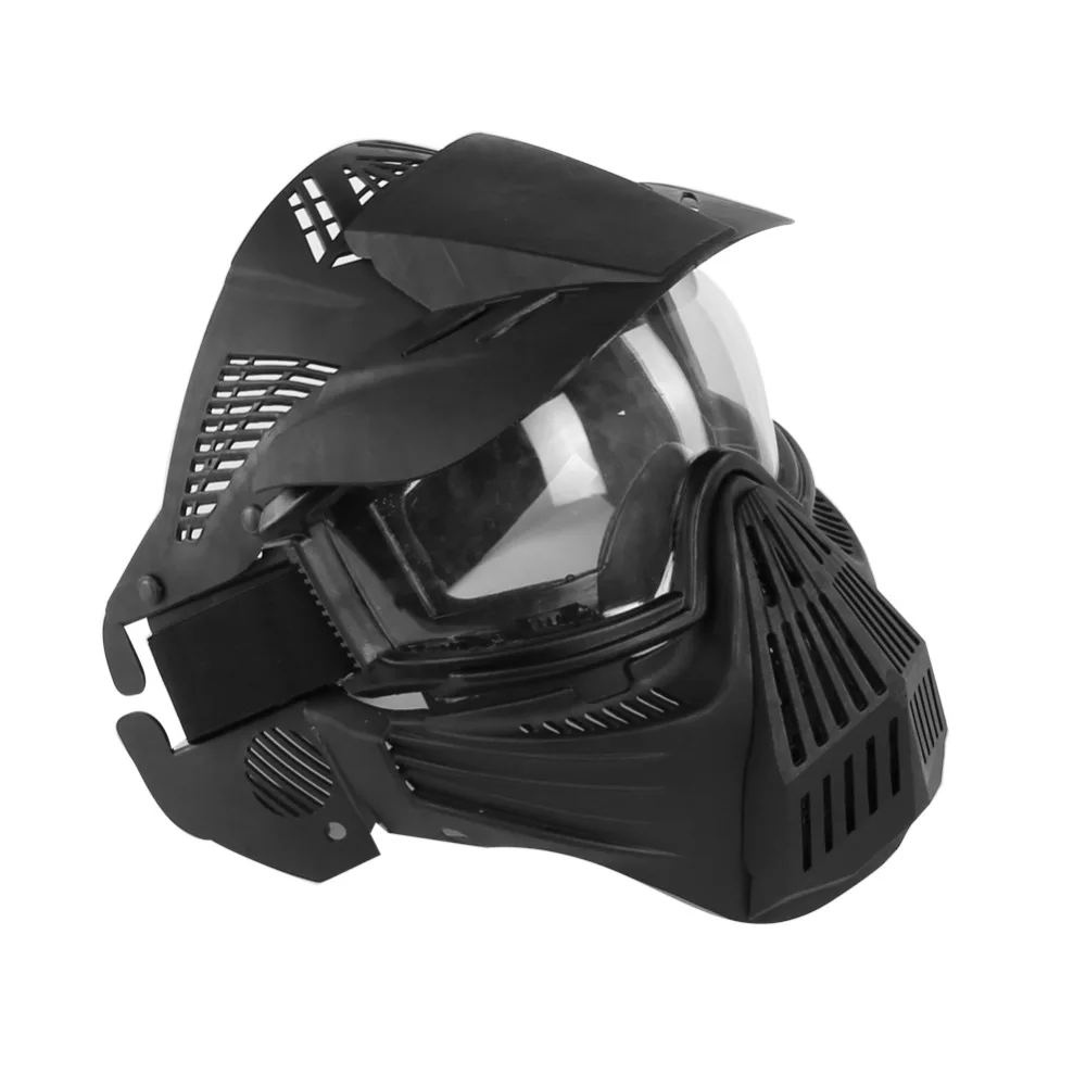 1X CS Game Mask Crystal Goggles Full Face Protect Airsoft Paintball Archery Shooting Practice Outdoor | Спорт и развлечения