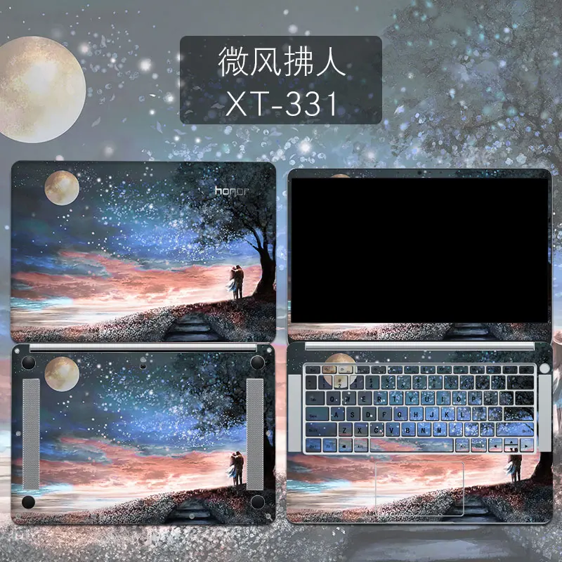 Кожаный чехол в цветочном стиле для ноутбука huawei Matebook X Pro, 13,9 дюймов, наклейка для ноутбука huawei honor MagicBook 14, наклейка для ноутбука