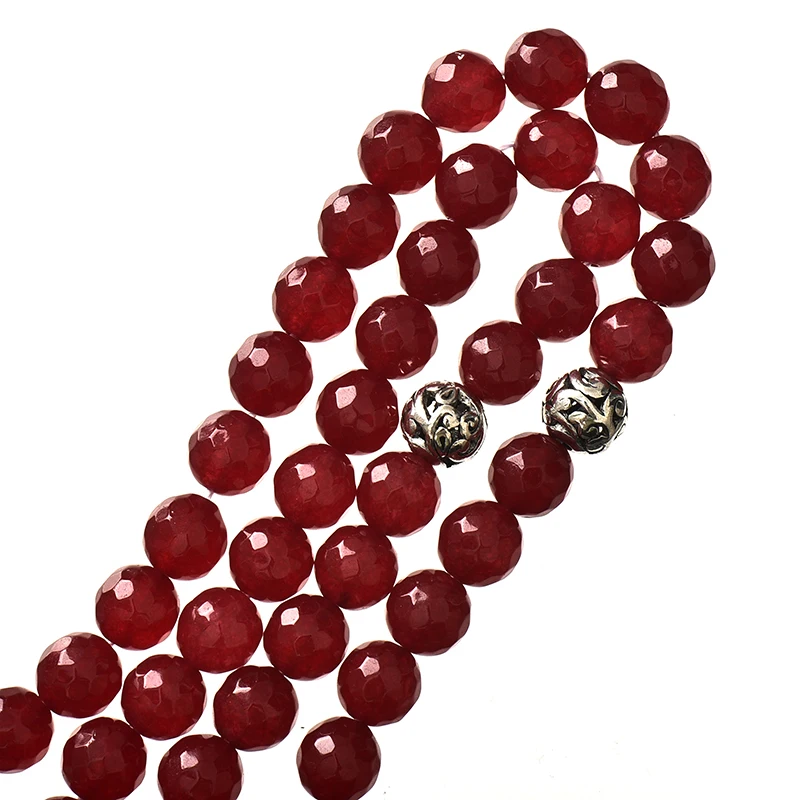 Бесплатная доставка 8 мм темно красный граненый яшма камень для рукоделия