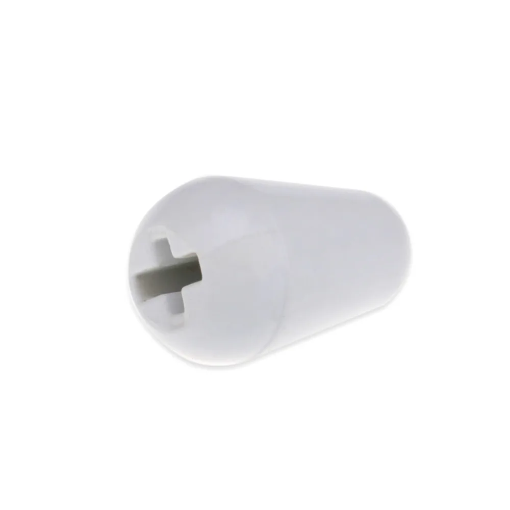 

Musiclily Pro Inch Size 5-Way Level Toggle Pickup Switch Tips for Electric Guitar, White (2 Pieces)