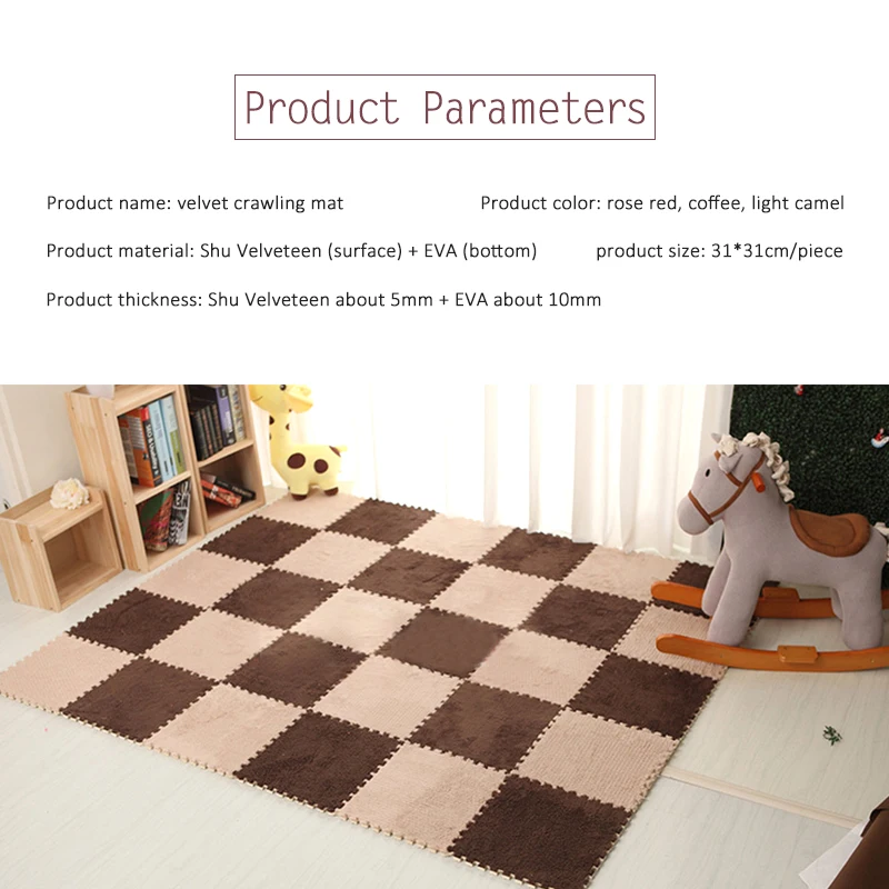 8 шт./компл. 30x30x1 см детские игровые коврики пол двойной боковой Детский развивающий коврик EVA пены ковер детские мягкие игрушки игровой коврик 8 шт
