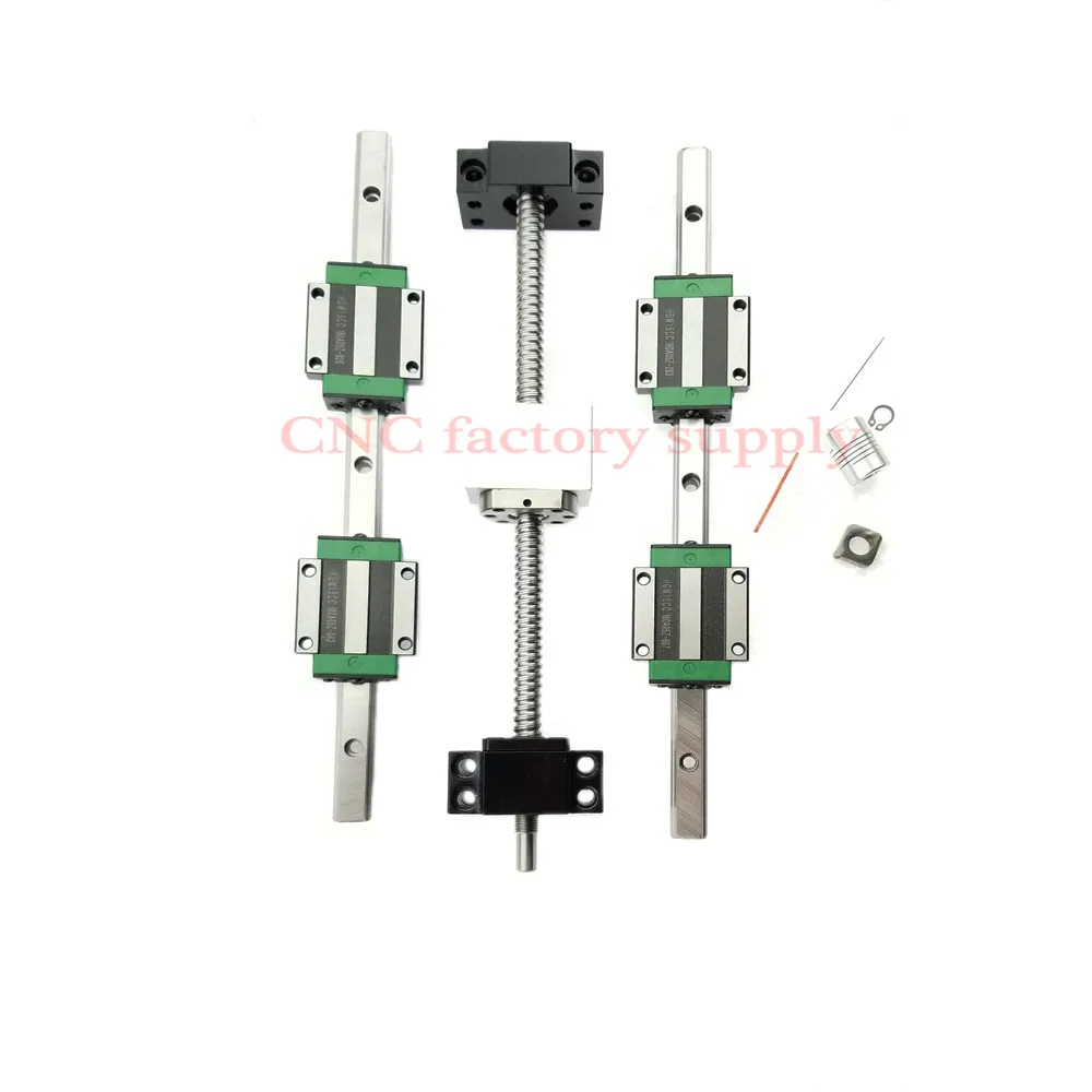 Запчасти для 3D печати фрезерный станок с ЧПУ SFU1605-300 400 SFU1204-L-600mm700mm набор шариковых