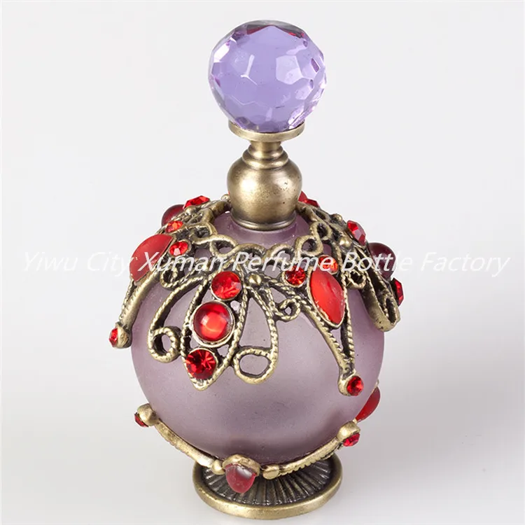 Оптовая продажа с фабрики яркий винтажный пустой многоразовый флакон в стиле