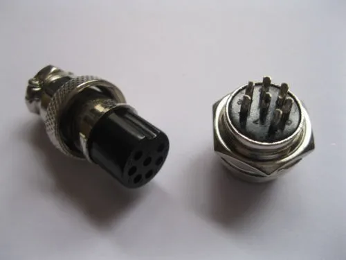 5 комплектов GX16 7Pin Авиационная вилка 16 мм штекер гнездо панель питания xlr корпус металлический адаптер крепления