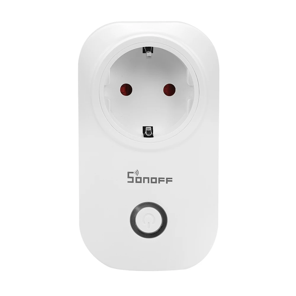 2 шт. Sonoff S20 EU Plug Wifi умная розетка переключатель беспроводное приложение Удаленная розетка переключатель синхронизации для умного дома Alexa