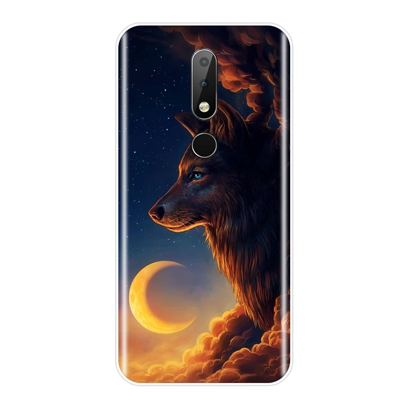 Чехлы для телефонов Nokia 7 1 6 5 3 2 силиконовый чехол крутой волк мягкая задняя крышка