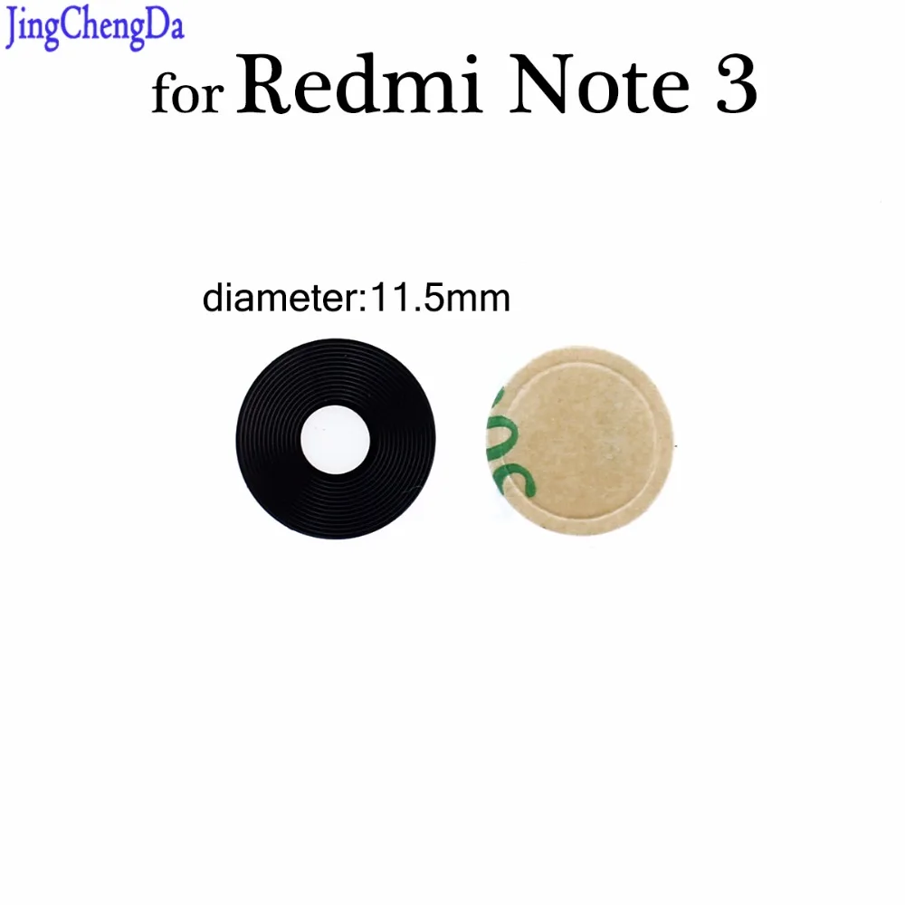 

JCD for redmi Rear Back Camera Glass Lens Cover Replacement Parts with Adhesive Sticker For Xiaomi for Redmi Note 3