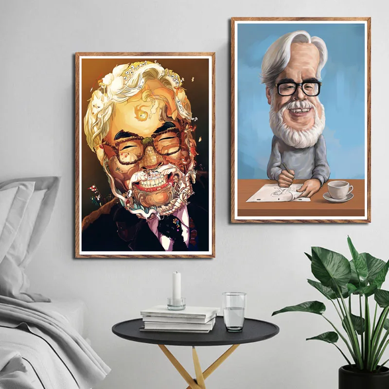 P467 Hayao Miyazaki коллекция фильмов Великий директор художественная живопись Шелковый