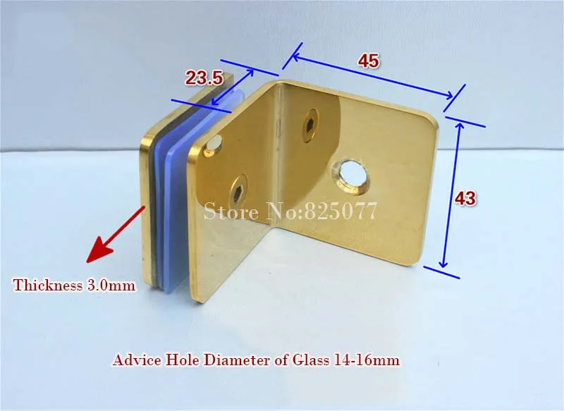 1 шт. зажим для ванной комнаты стеклянный 304 нержавеющая сталь код перегородки 90