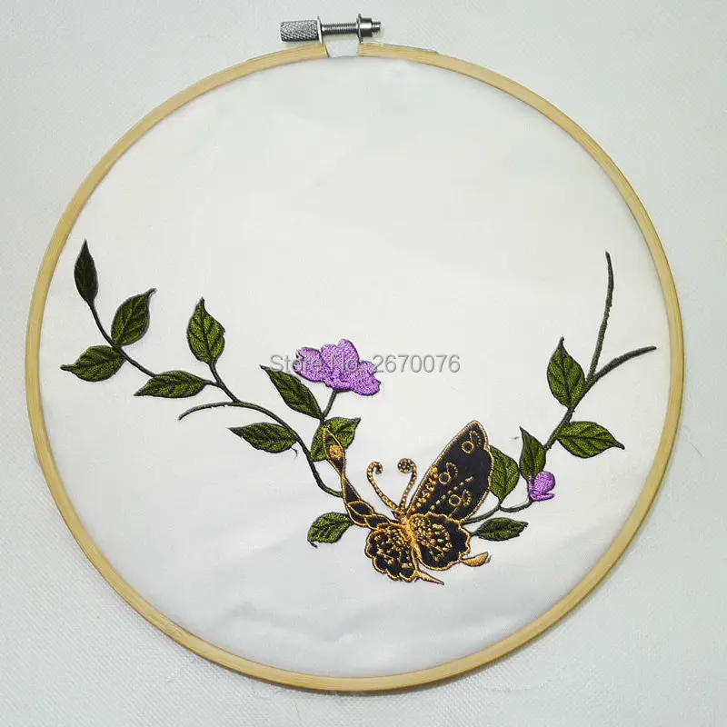 Новое поступление бамбуковые Обручи из органзы художественные черные розы