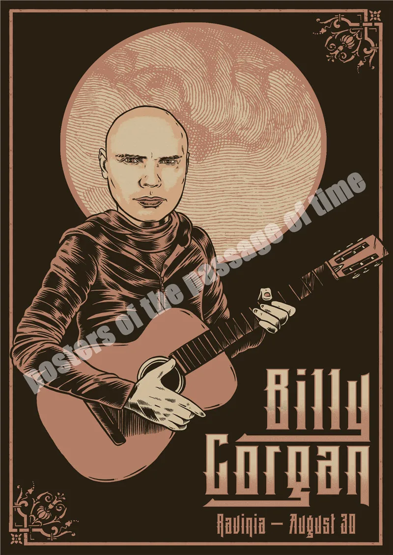 В Smashing Pumpkins альтернатива Поп/Рок домашнего интерьера крафт кислота рок-н-РОЛ постер рисунок основной наклейки на стену - Цвет: Черный