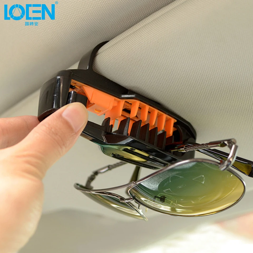 LOEN ABS 1 шт. автомобильный солнцезащитный козырек очки солнцезащитные держатель с