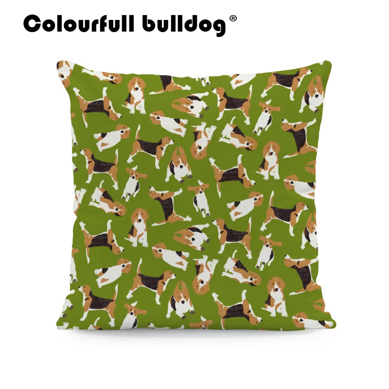 Dog Dachshund Boston Terrier Cushions Beach Beagles Pillows Schnauzer Home Outdoor Presents Dakimakura 17X17 Velvet Custom Made | Дом и сад
