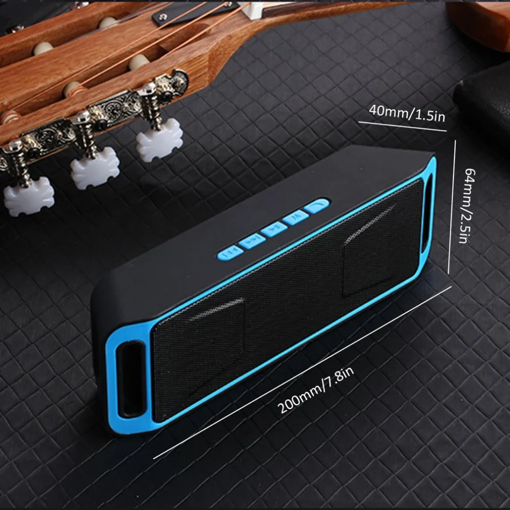 Открытый беспроводной bluetooth динамик Колонка HD стерео бас беспроводной звуковой ящик TF/FM/U диск MP3 плеер динамик s с микрофоном