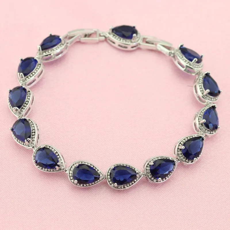 Женский ювелирный комплект из колье серёг и браслета | Украшения аксессуары