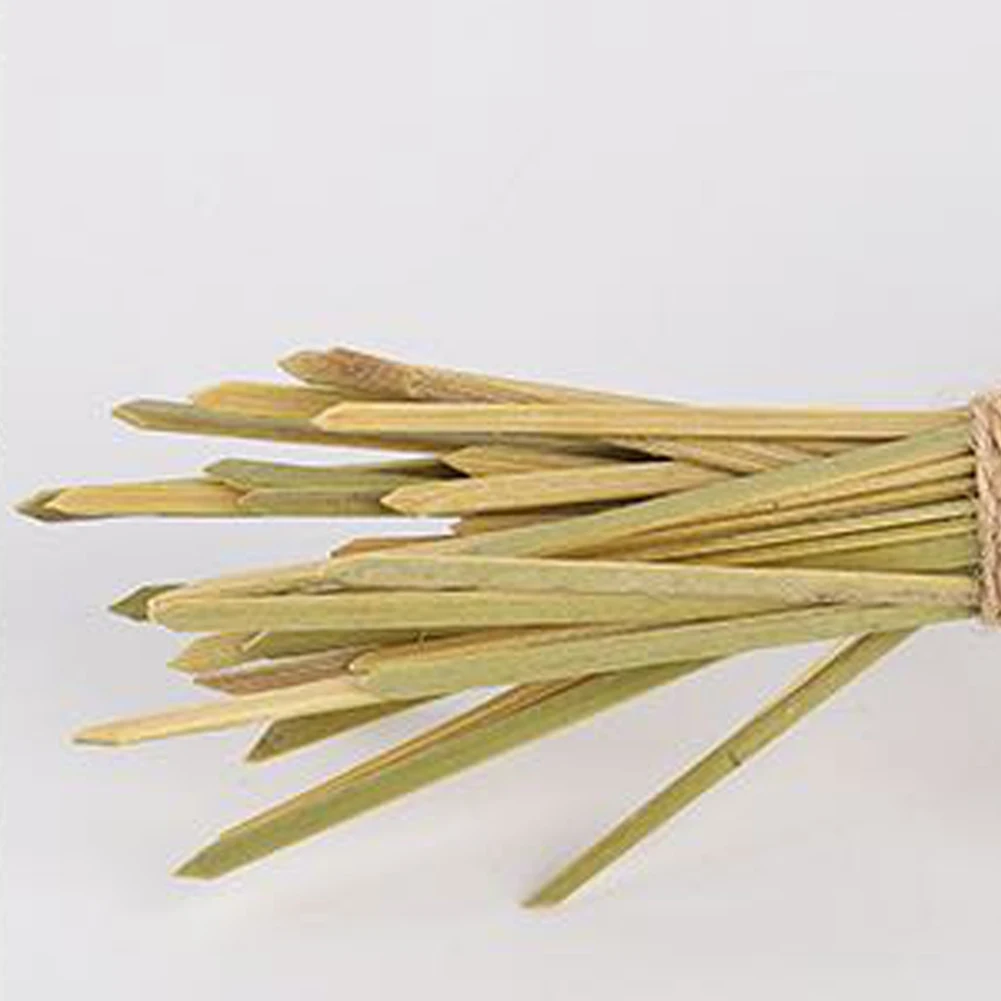 Household Eco-friendly Handmade Bamboo Stick Knot Dining Food Tableware Skewers Sticks Restaurant Fruits Disposable | Дом и сад