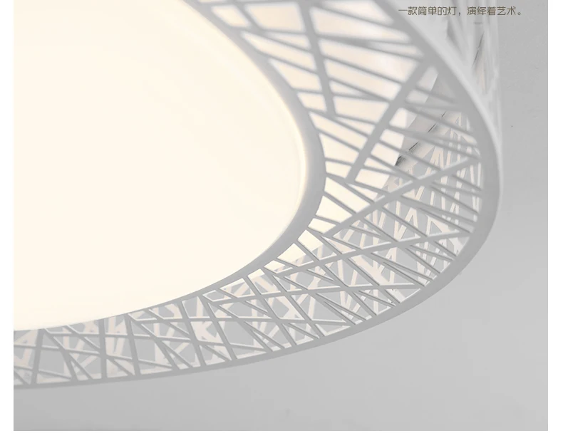 Птичье гнездо потолочный светильник с чайным стеклянным набором светодиодный