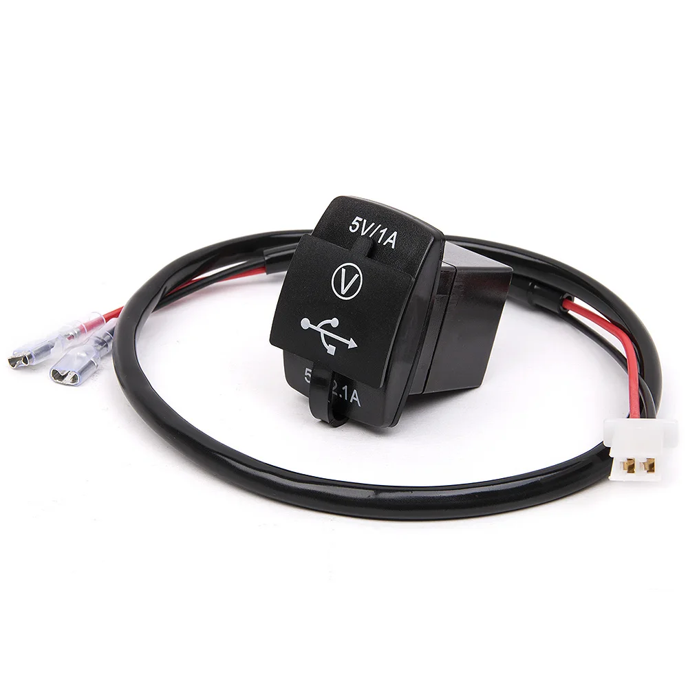 Водонепроницаемый 12 в 24 мини микро двойной USB разъем для автомобильного