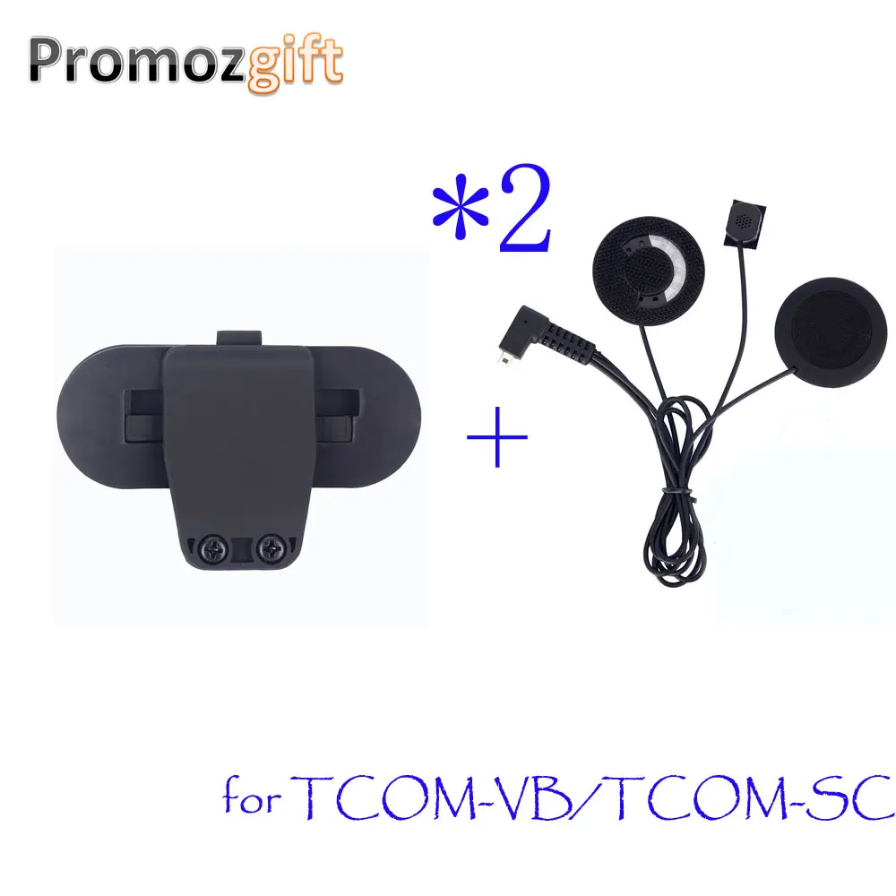 

Из 2 предметов мягкие наушники и клип аксессуар для TCOM-VB / TCOM-SC переговорные Шлем Bluetooth мотоциклетный шлем BT домофон