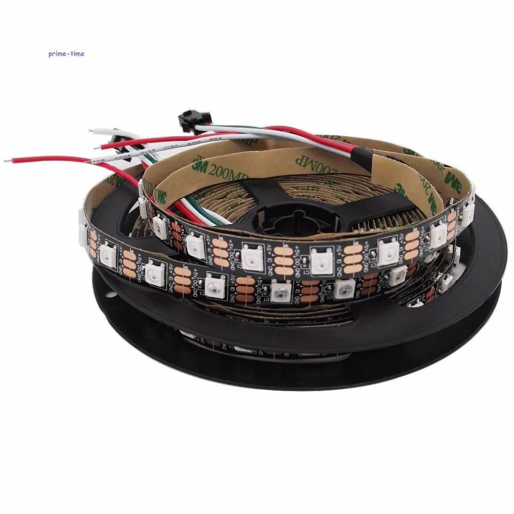 5 м WS2812B IC 60 Светодиодный одов/м пиксельсветодиодный Светодиодная лента красный