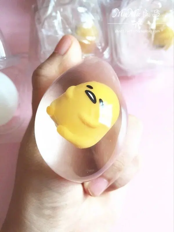 Фигурка Gudetama желтое яйцо ленивое снятие стресса игрушки VENT кукла игрушка из ПВХ |