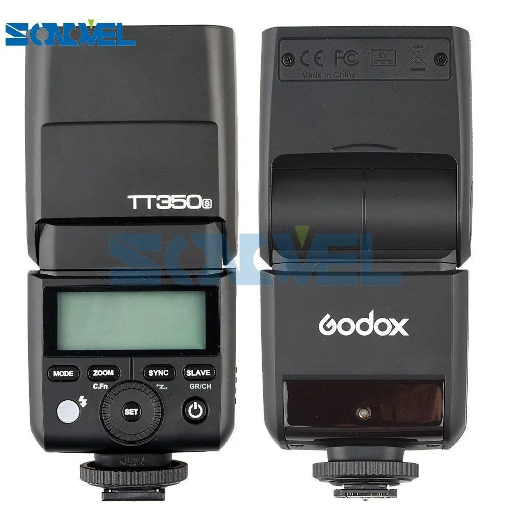 Вспышка Godox Mini Speedlite TT350S TTL HSS GN36 для Sony беззеркальная DSLR камера A7 A7R A7S A99 A77 II A6100 A6300