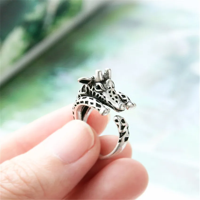 CHENGXUN ретро Бэмби кольцо с оленем для девочек подростков кольца на палец милое