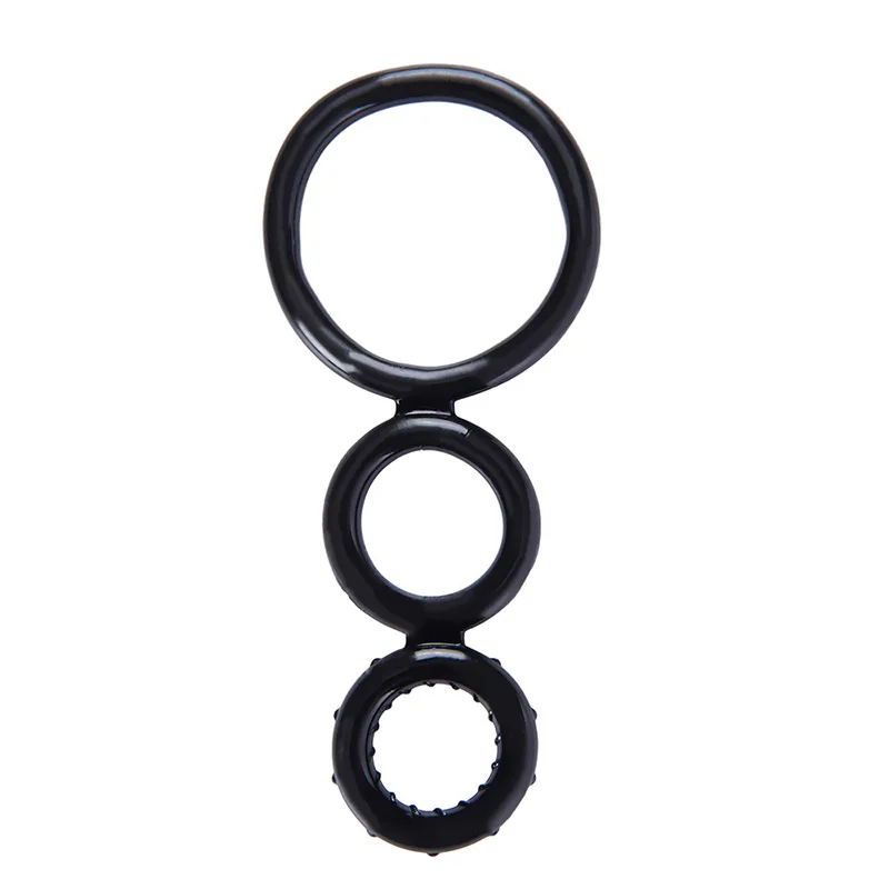 1 шт. три кольца дизайн Силиконовое кольцо для пениса Задержка имеет гладкую