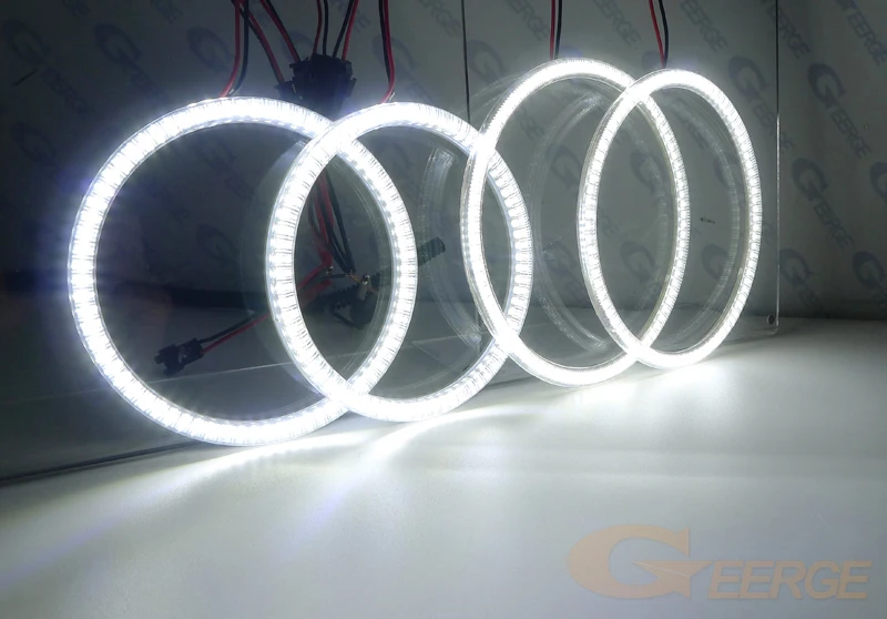 Для FIAT PALIO 2004 2005 2006 фара отличная ультра яркая подсветка smd led angel eyes kit DRL