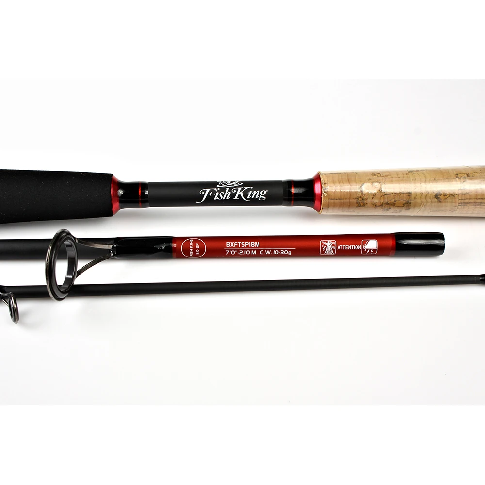 Приманка FISH KING Carbon вес 3 секции 1 8 м/2 М/2 4 7 м лески 10-30 г 5-25 фунтов | Спорт и