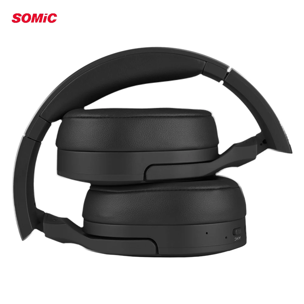SOMIC SC2000 беспроводные наушники Bluetooth гарнитура наушники регулируемые наушники с микрофоном для ПК мобильного телефона Mp3 ноутбука