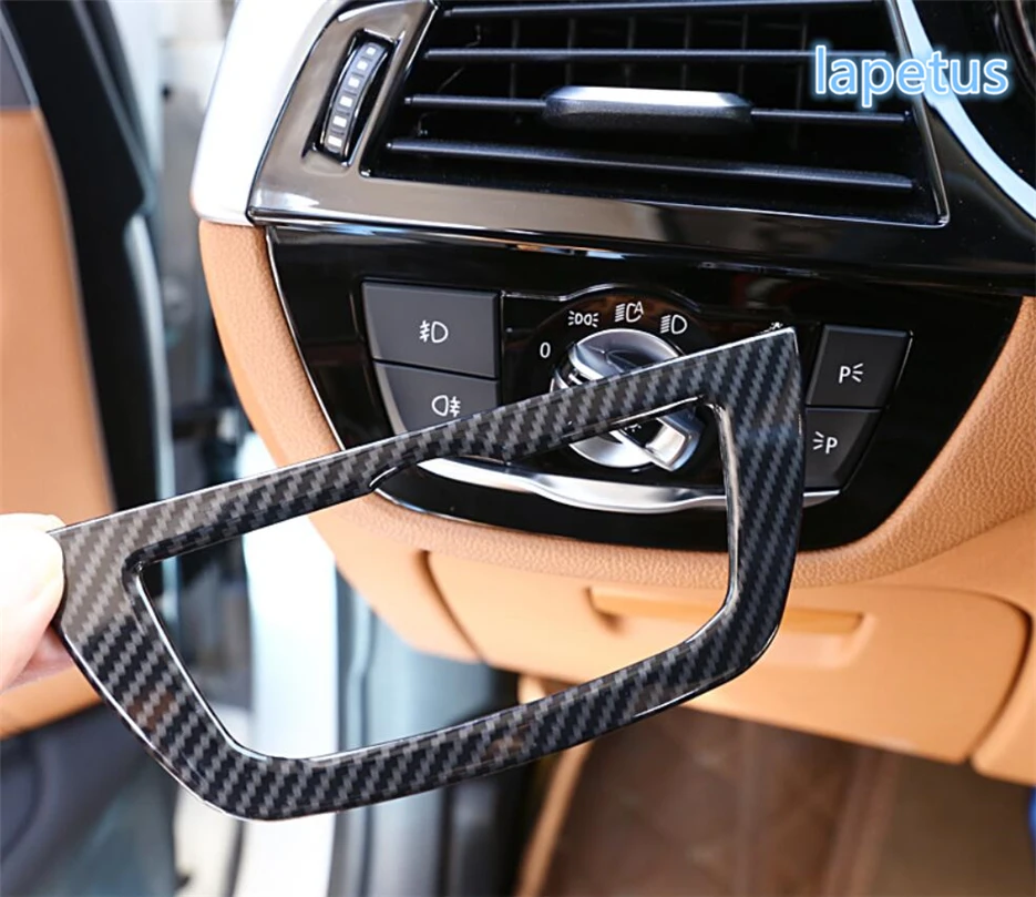 Lapetus Headlight Knob Head Lights Adjustment Decoration Sticker Cover Trim Fit For BMW 5 Series G30 530I 2017 - 2020 ABS | Автомобили и