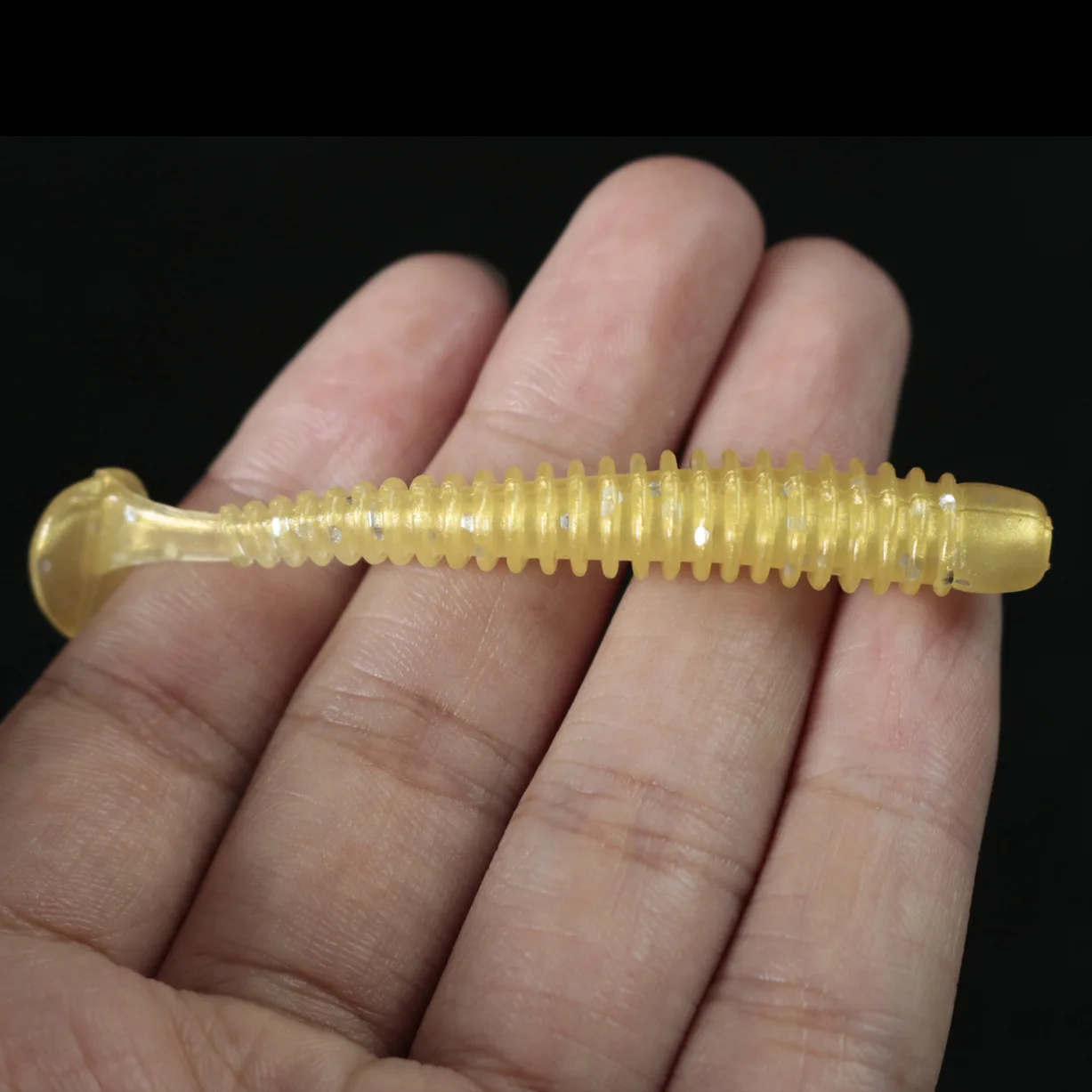 1 шт мягкий приманки воблеры Хвост Червя личинки Swimbait силиконовая приманка